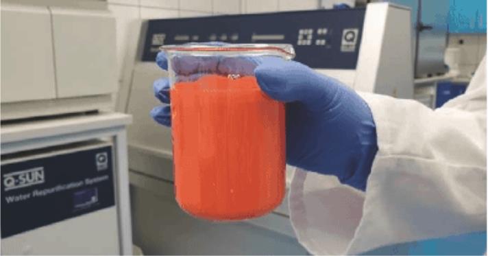 图1 用于案例研究的各种辐射源暴露测试的带橙色颜料的乳胶漆
